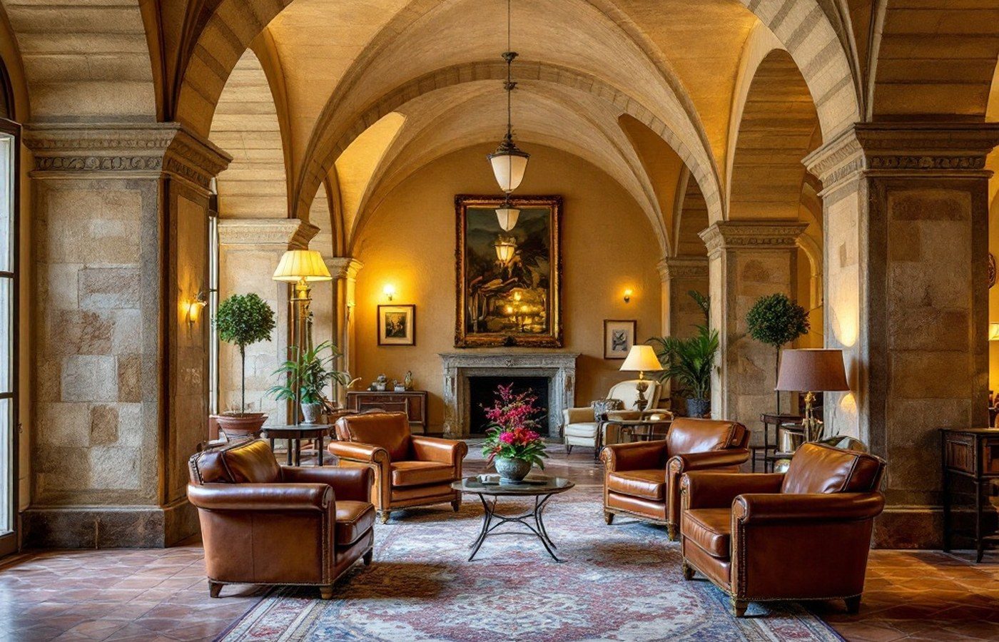 Hotel lobby in L’Aquila