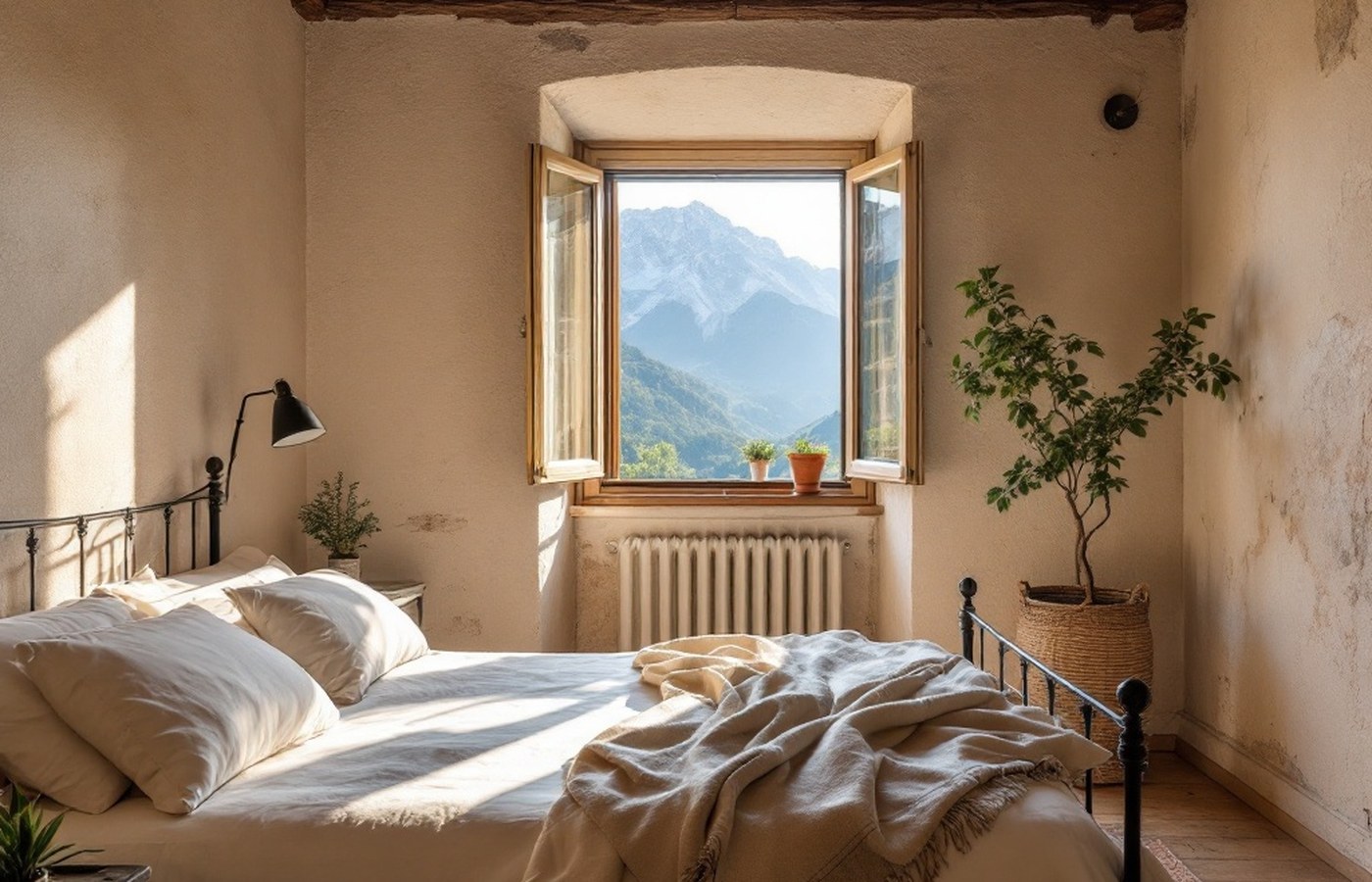 Boutique hotel room in L’Aquila